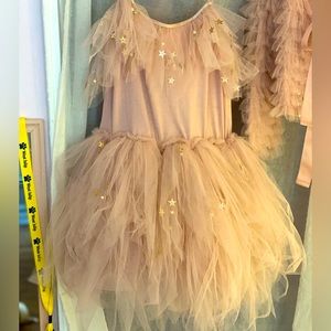 MARIAS SKY LUCKY STAR FLOUNCE DRESS